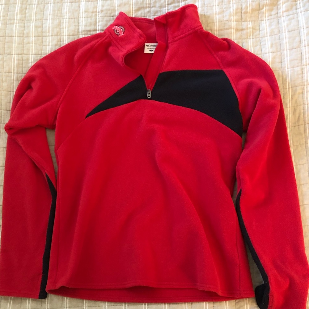 Ohio State Columbia 3/4 zip fleece